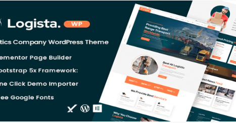 Logista - Logistics Company WordPress Theme  1.0