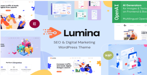 Lumina - Creative Agency WordPress Theme 1.3