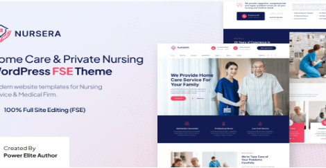 Nursera – Home Care & Private Nursing WP Theme  1.0