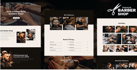 Perukar - Barber WordPress Theme  1.0