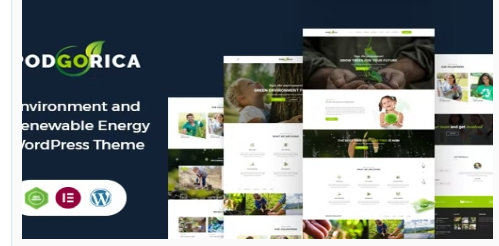 Podgorica - Environment and Renewable Energy WordPress Theme 2.7