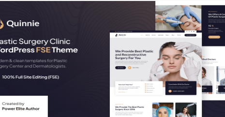Quinnie – Plastic Surgery Clinic WordPress Theme 1.0