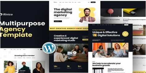 Rinico - Multipurpose Agency WordPress Theme 1.0
