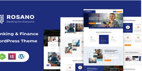 Rosano - Banking and Finance WordPress Theme 1.2