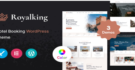 Royalking - Hotel Booking WordPress Theme  1.0