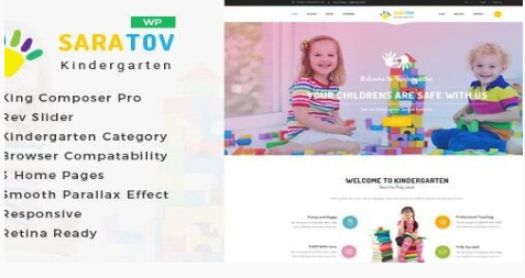 Saratov - Day Care & Kindergarten School WordPress 2.6