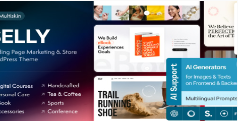 Selly - Landing Page Marketing & Store WordPress Theme 1.2