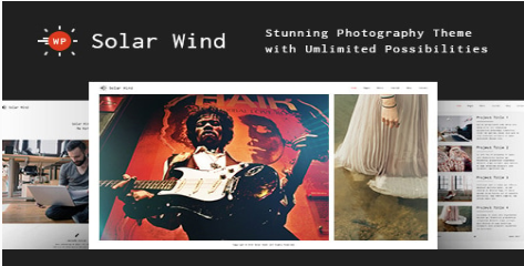 Solarwind - Photography WordPress Theme  1.0