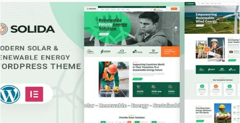 Solida - Solar & Renewable Energy WordPress Theme 1.0.1