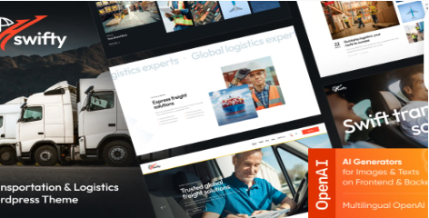 Swifty - Transportation & Logistics WordPress Theme  1.0