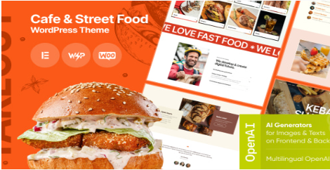 Takeout - Cafe & Fast Food WordPress Theme  1.0