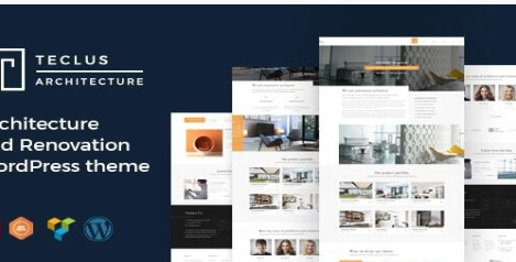 Teclus - Architecture & Renovation WordPress Theme  1.0.1