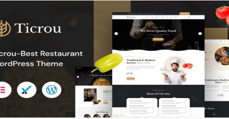 Ticrou - Restaurant WordPress Theme  1.0