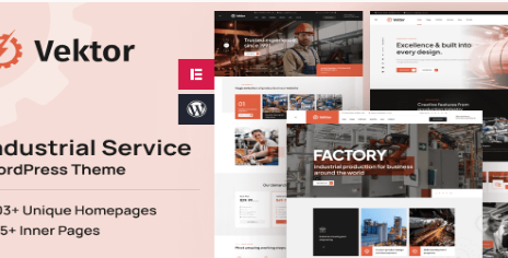 Vektor - Industrial Service WordPress Theme  1.0