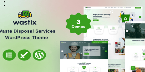 Wastix - Waste Disposal Services WordPress Theme  1.0