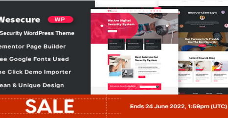 Wesecure – Home Security WordPress Theme 1.0