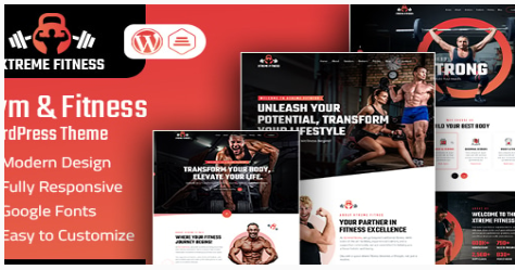 Xtreme Fitness | Gym & Fitness WordPress Theme 1.0