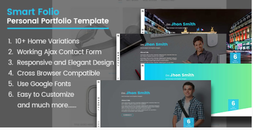 Smart Folio - HTML5 Portfolio Template