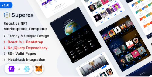 Superex - React NFT Marketplace