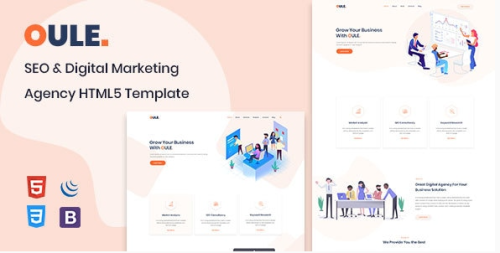 Oule - SEO and Digital Marketing Agency HTML Template