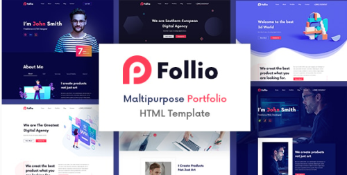 Follio - Multipurpose Portfolio HTML5 Template