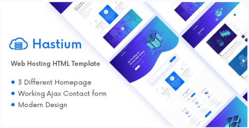 Hastium - Web Hosting and Technology HTML5 Template