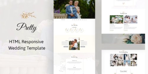 Pretty - HTML Responsive Wedding Template