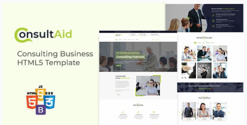 ConsultAid - Consulting Business HTML5 Template