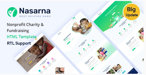 Nasarna - Charity Nonprofit HTML5 Template