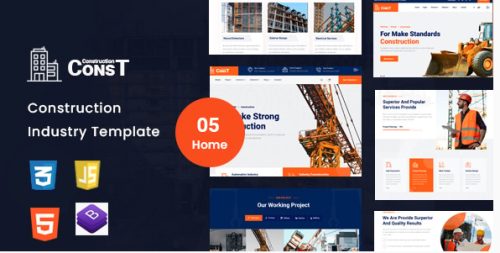 Const - Construction HTML5 Template
