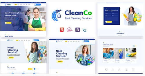 Cleanco - Cleaning Services HTML5 Template