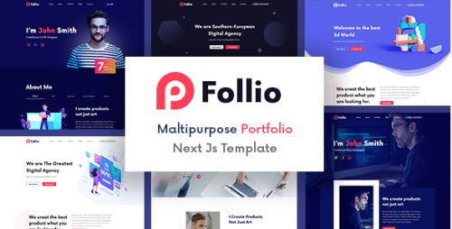 Follio - Multipurpose Portfolio Next Js Template