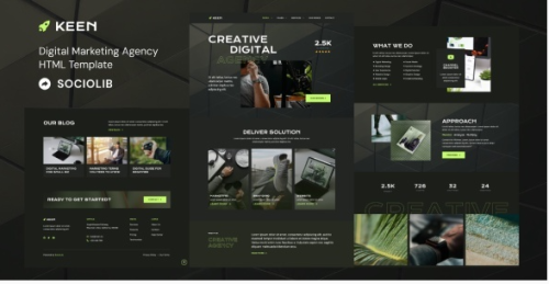 Keen - Digital Marketing Agency HTML Template