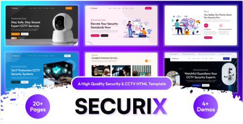 Securix - Security Service & CCTV Camera System HTML Template