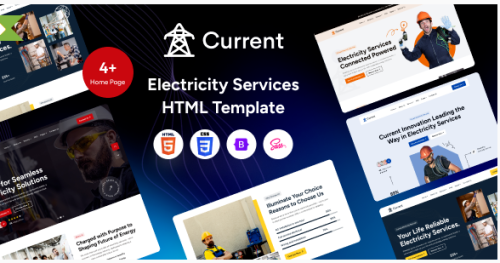 Current – Electricity Services HTML Template
