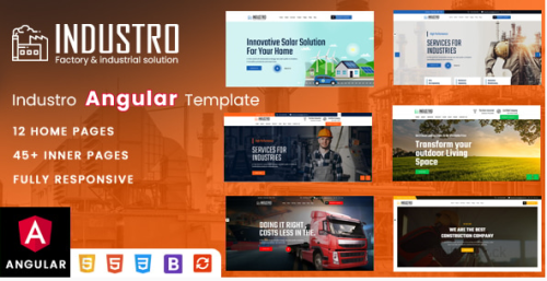 Industro - Factory & Industrial Angular Template