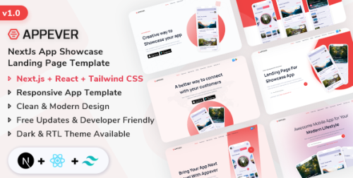 Appever - NextJs App Showcase Template
