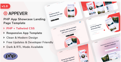 Appever - PHP App Showcase Template