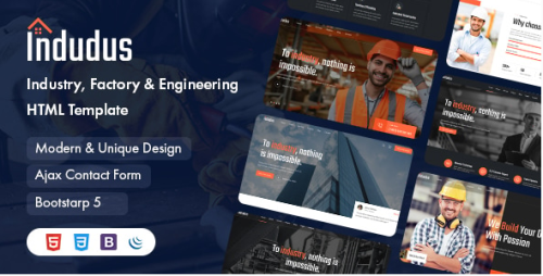 Indudus - Industry & Factory Template