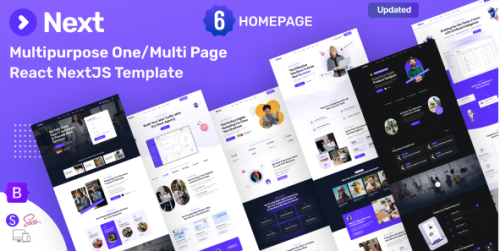 Next - Multi-Purpose React NextJS Template