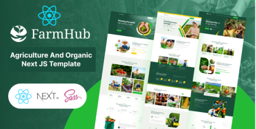 FarmHub - Agriculture Farming Next js Template
