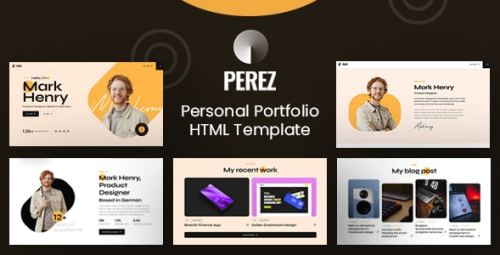 Perez - Personal Portfolio Template