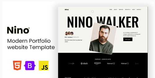 Nino - Modern Portfolio Template