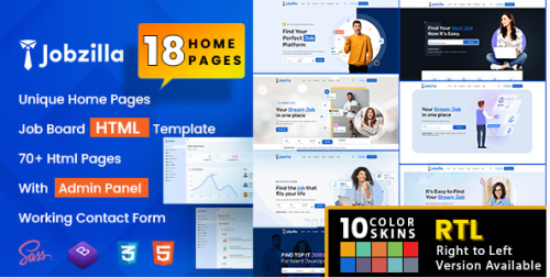 Job Board HTML Template