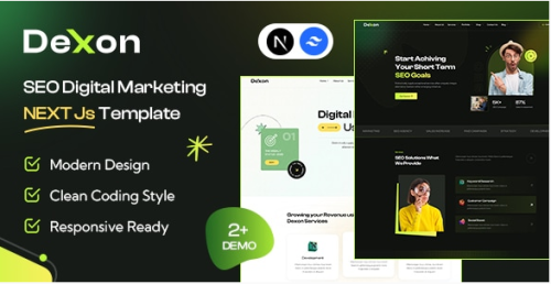 Dexon - SEO & Digital Marketing Agency NextJs Template