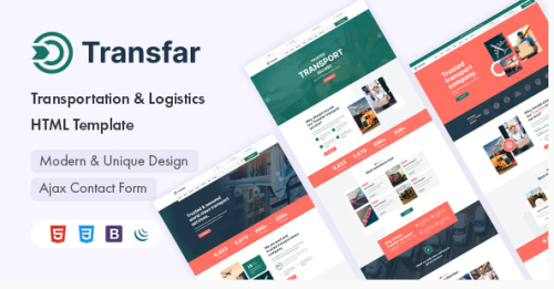 Transfar – Transportation & Logistics HTML Template