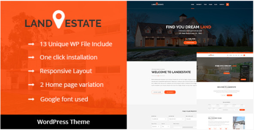 Land Estate - Real Estate WordPress Theme