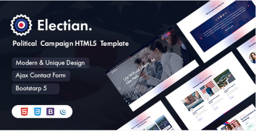 Electian - Political Campaign HTML5 Template