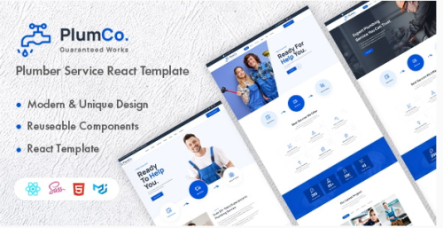 Plumco - Plumber Service React Template