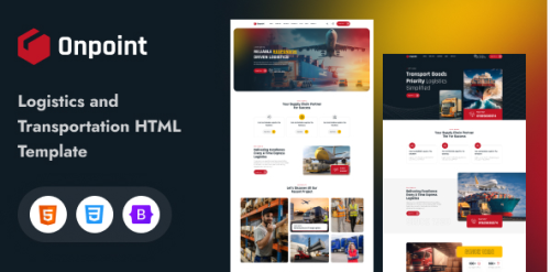 Onpoint - Logistics and Transportation HTML Template